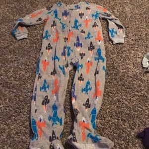 Boys footed pajamas